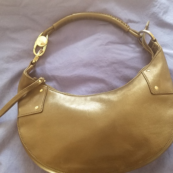 Gucci Leather Half Moon Shoulder Bag #115004 - Picture 5 of 13